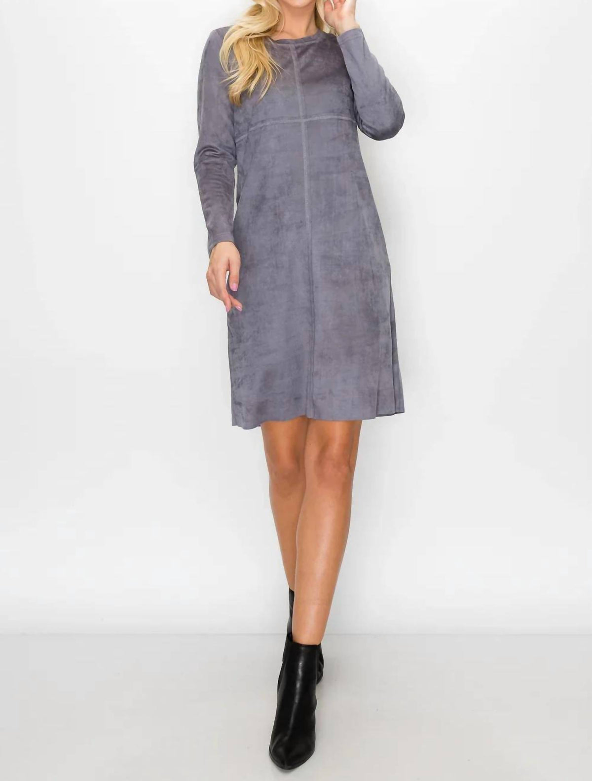 Joh - Aurora Round-Neck Dress with Pockets