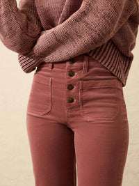 Faherty Stretch Terry Cord Patch Pocket Pant in sedona - women's pants - alternate view