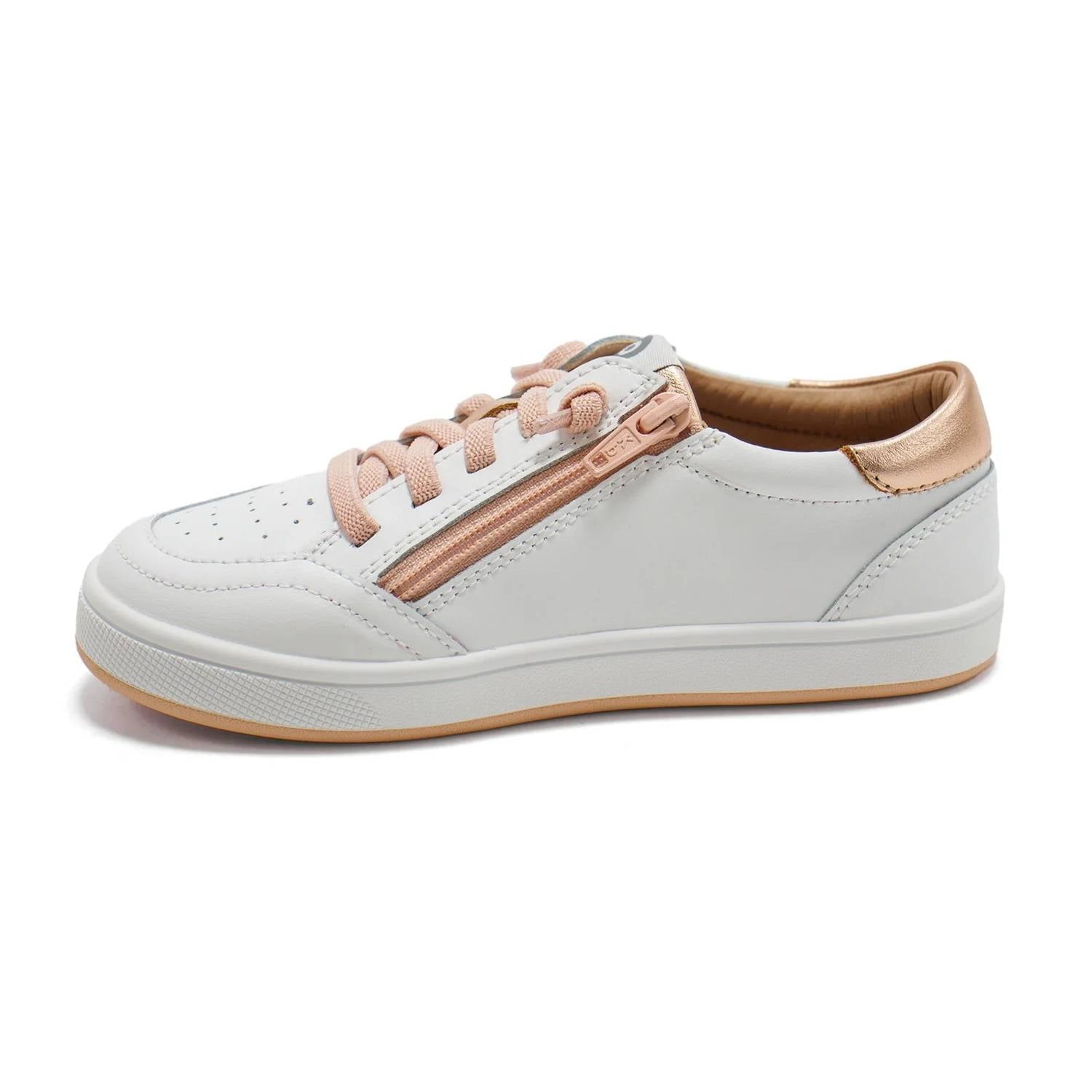 Oldsoles - Girl's Platinum Runner Low Top Sneaker