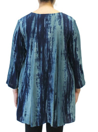 Modesce - Hand Painted Two Pocket Swing Tunic