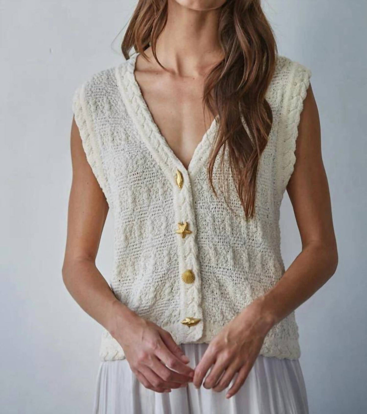 By Together - Seaside Charm Knit Tank