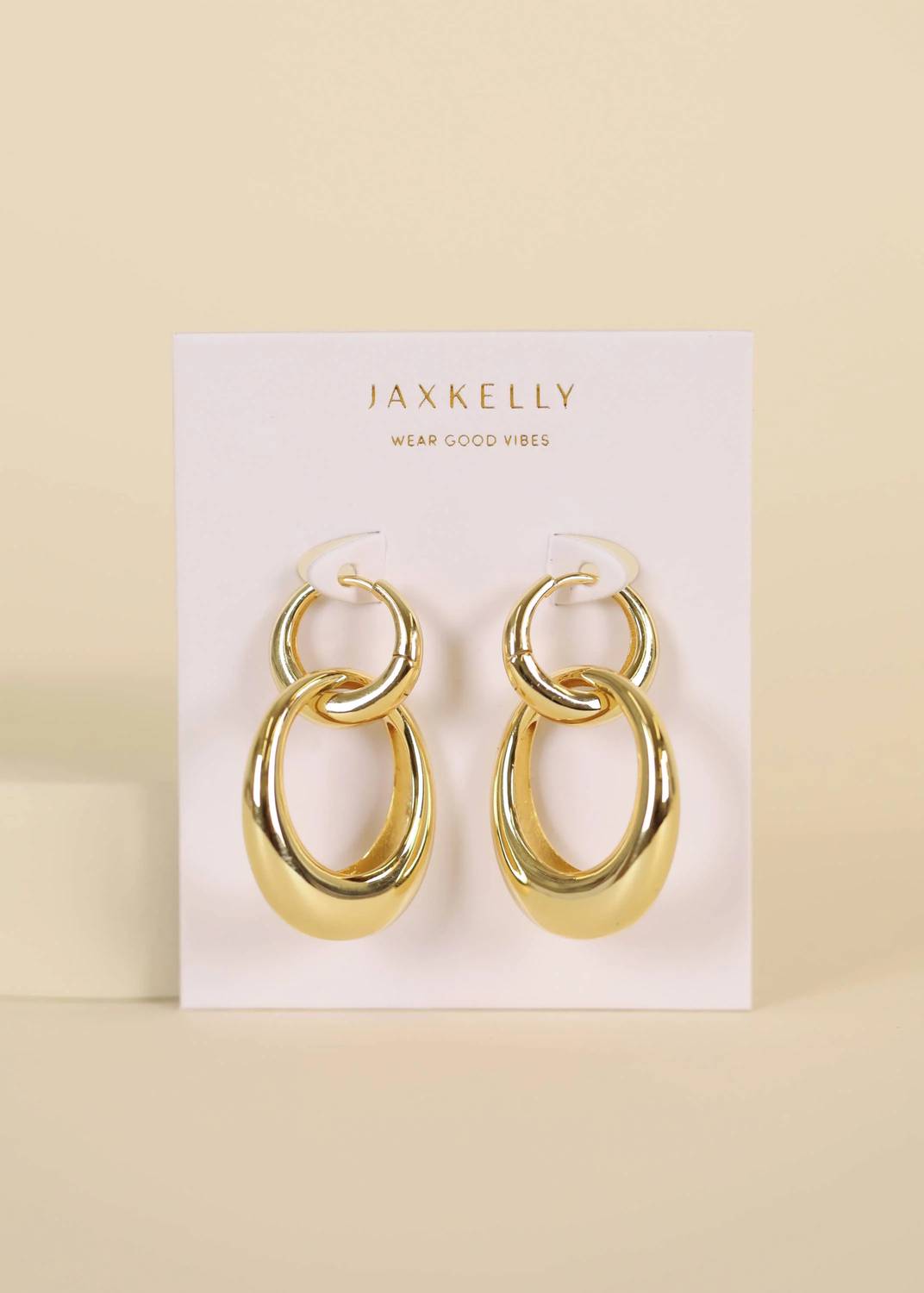 Jaxkelly - Women's Hoop Coupled Earrings