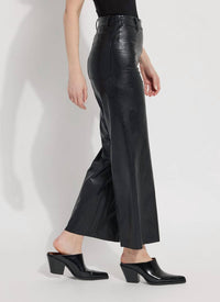 Lysse - Vegan Leather Wide Pant