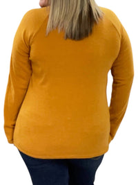 White Birch - Long Sleeve With Button Details Top