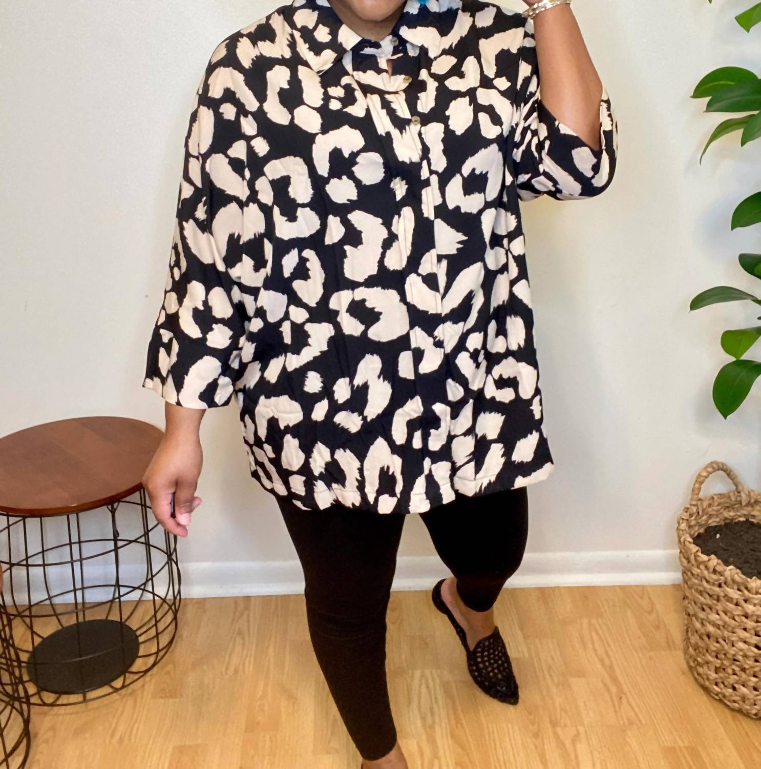 Umgee - Leopard Tiered Top