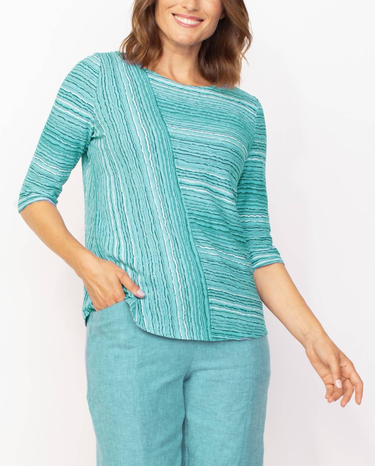 Habitat - Beach Waves Boatneck Tee