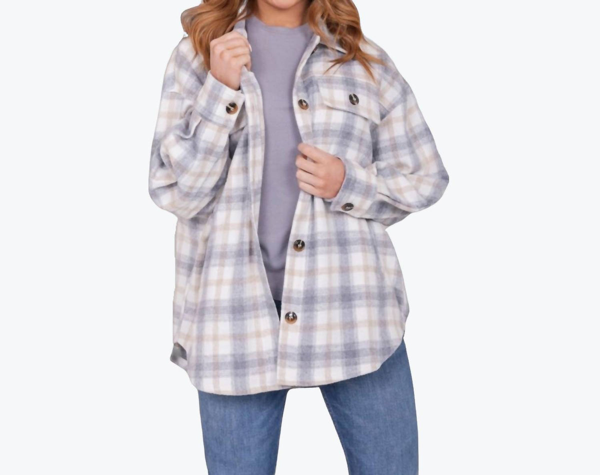 Mikarose - Cozy and Cool Shacket - Plus