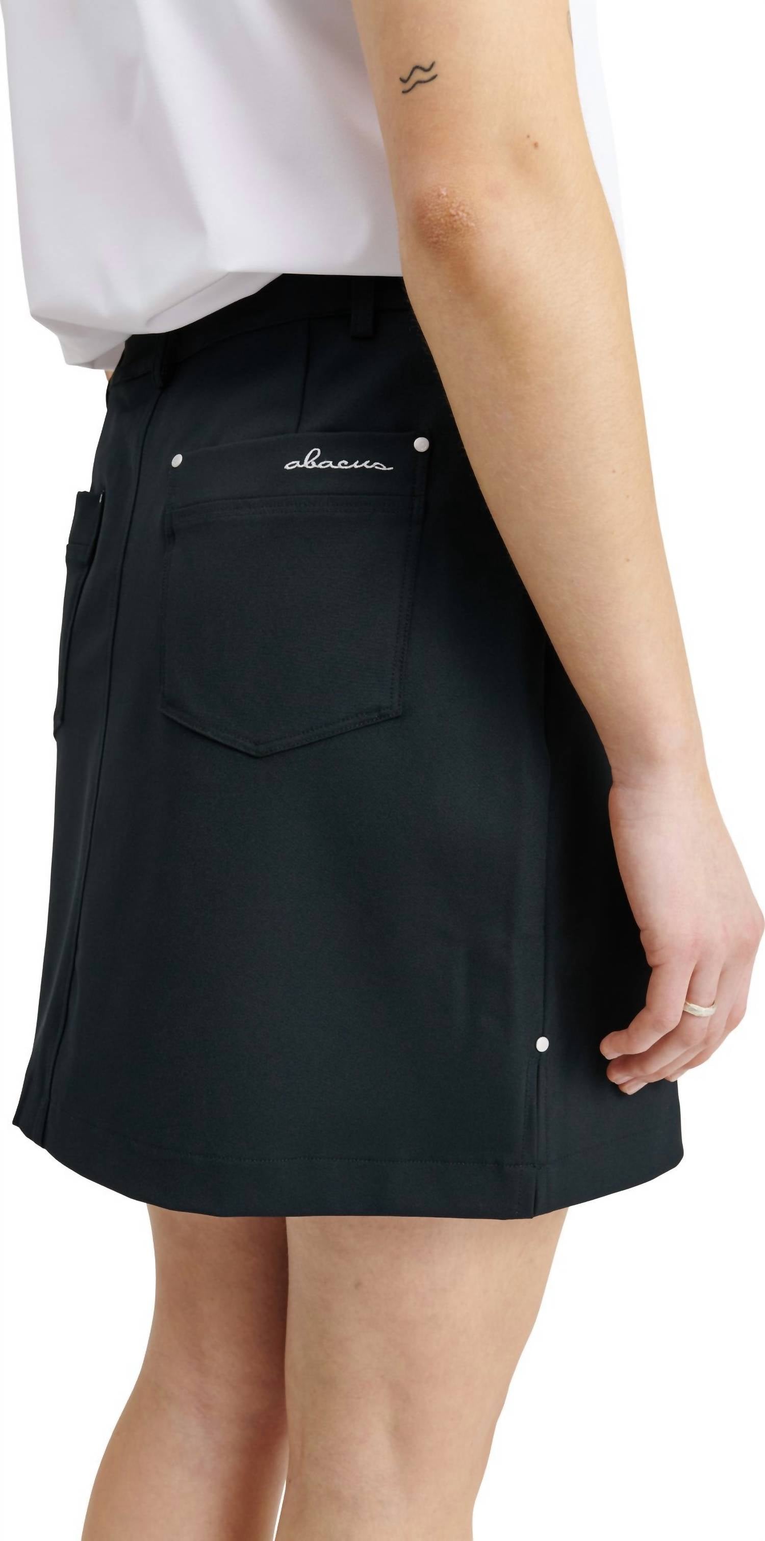 Abacus Sportswear Us - Elite High Waist 4-ways Stretch Golf Skort