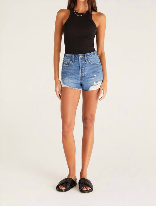 Classic Hi-Rise Denim Short