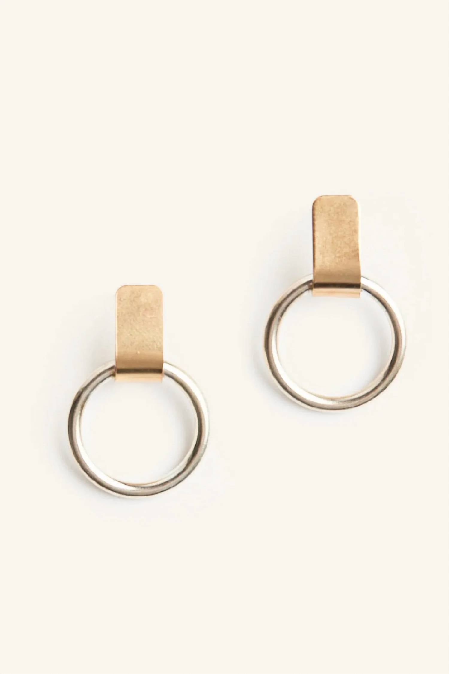Able - Women's Two-tone Fonda Earrings