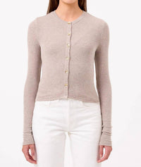Goldie - Marina Ribbed Crop Cardigan