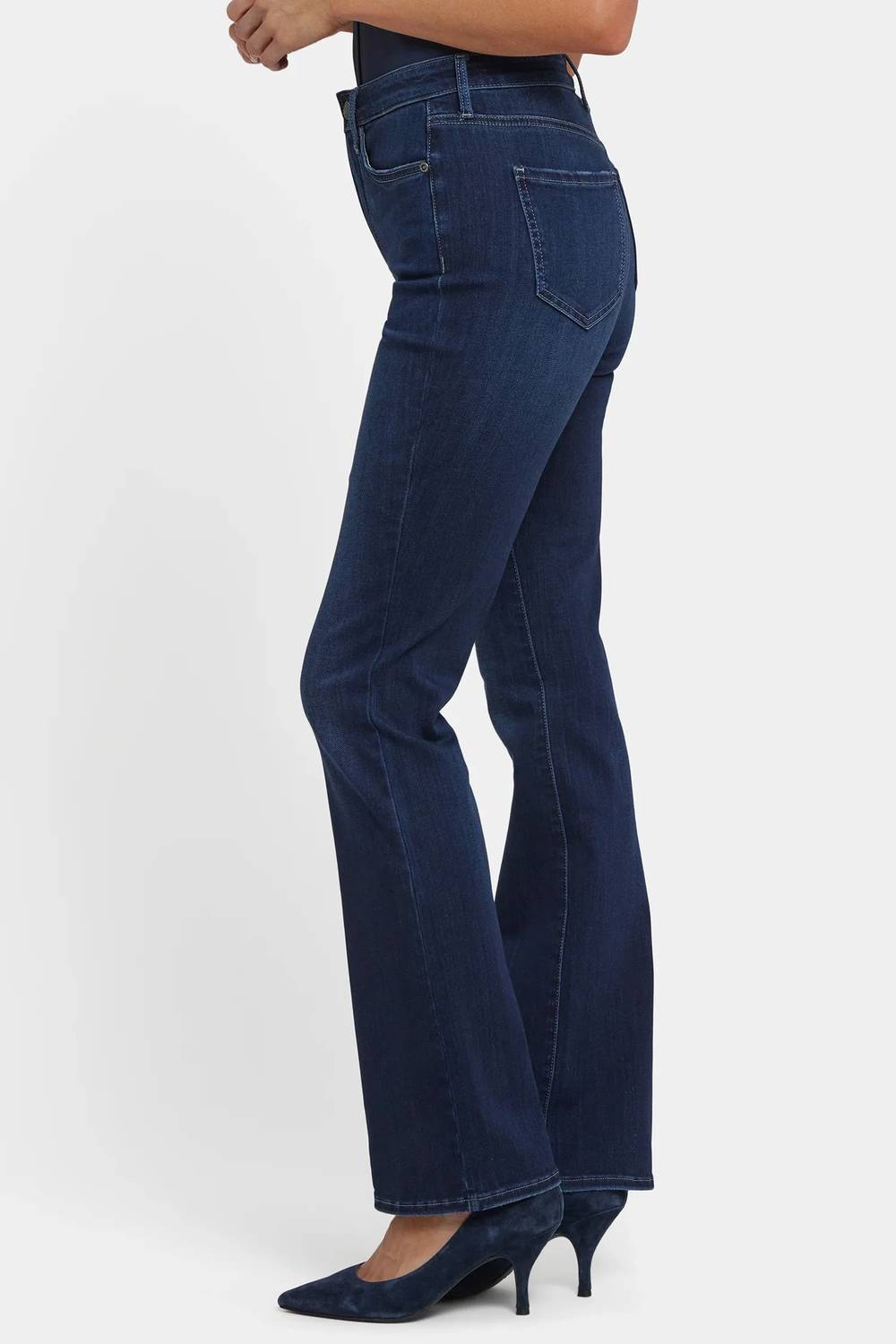 Nydj - High Rise Billie Slim Bootcut Jeans