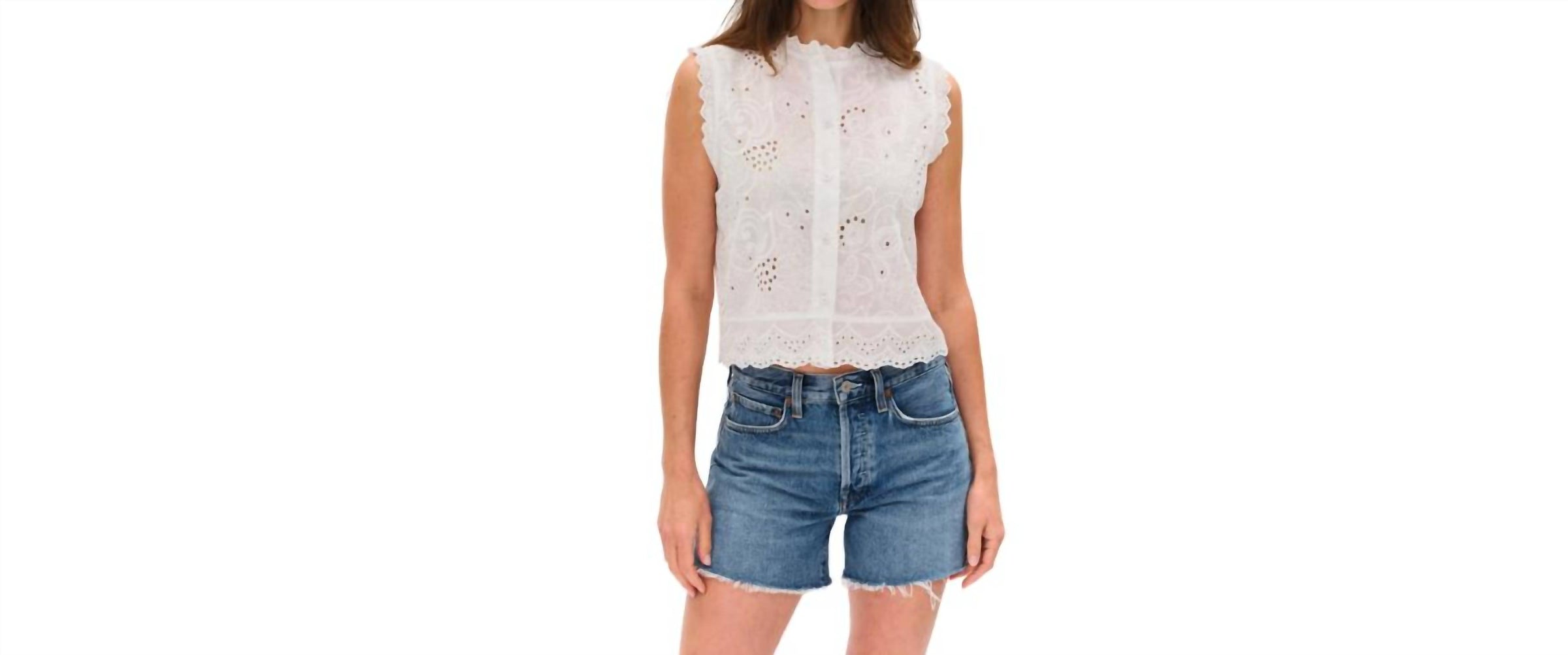 Six/Fifty - Wren Eyelet Top