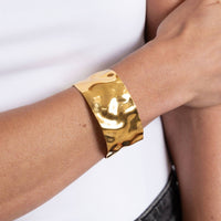 Sahira Jewelry Design - Women's Shira Hammered Cuff