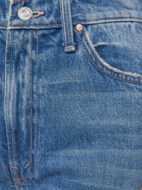 Mother Ditcher Roller Zip Sneak Jeans in remember when - women's jeans - alternate view