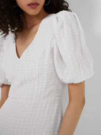 BIRCH GINGHAM TIERED DRESS