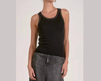 Elan - Contrast Stitch Tank