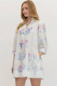 Entro - Lilly Eyelet Mini Dress