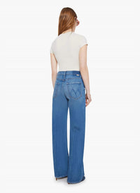 Mother - Mid Rise Lasso Sneak Wide Leg Jeans