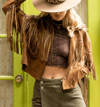 Geegee - Caramel Is My Fringe Jacket