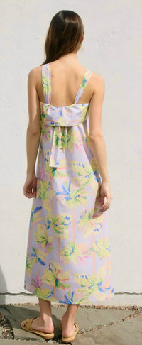 Dress Forum - Floral Radiance Halter Neck Maxi Dress