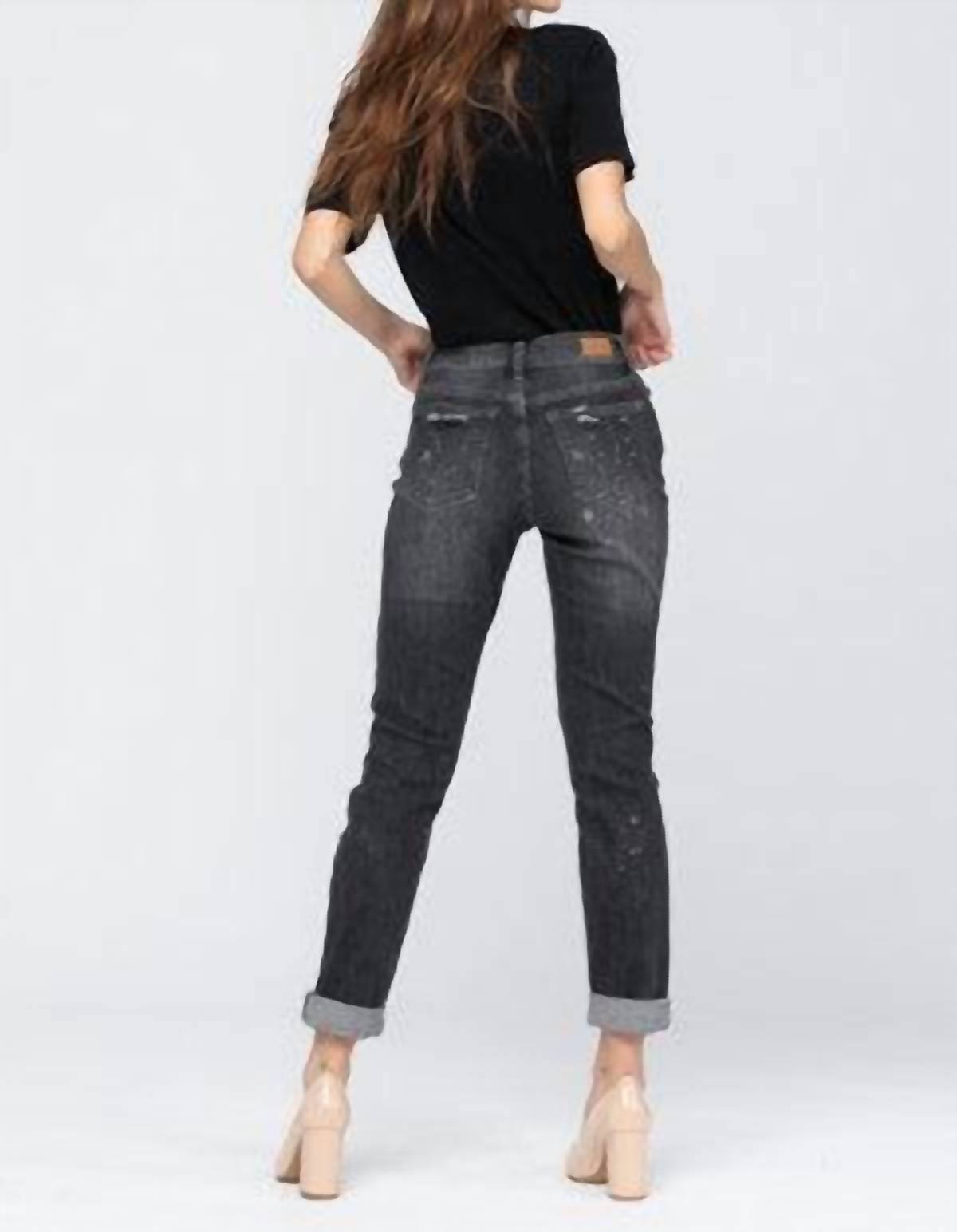 Judy Blue - Women's Destructed Boyfriend Jean