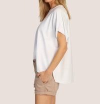 Dylan - Caplet Short Sleeve Top