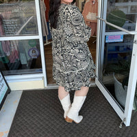 Umgee - Paisley Tiered Short Dress