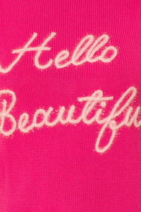 Gilli - Hello Beautiful Short Sleeve Sweater Top