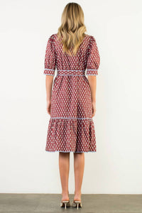 Thml - Puff Sleeve Button Front Dress
