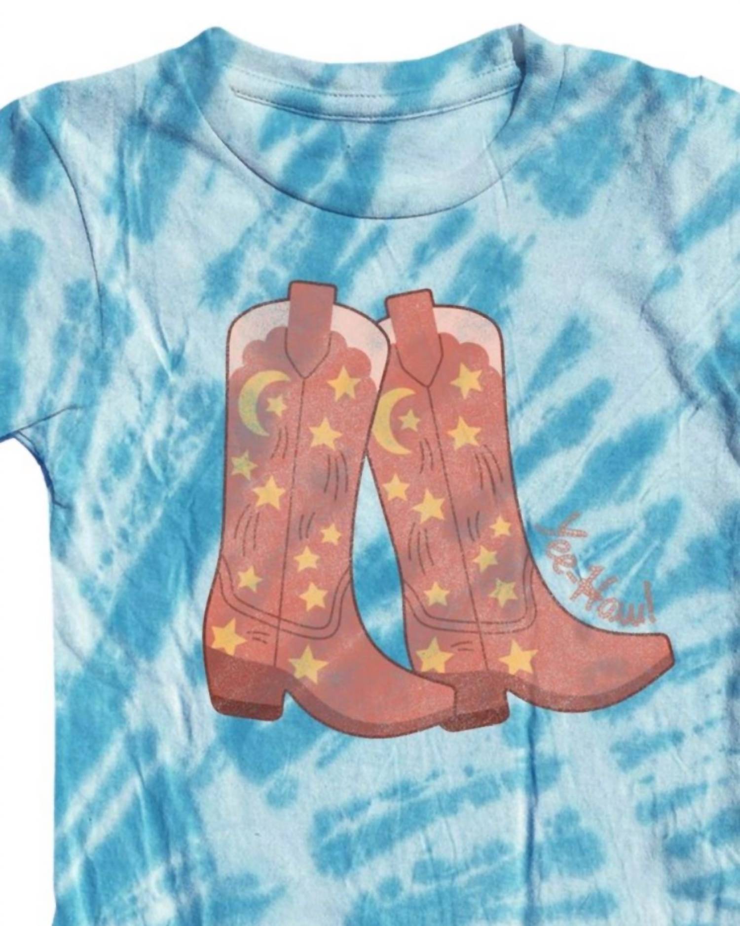 Rowdy Sprout - Girl's Cowboy Boots Tee