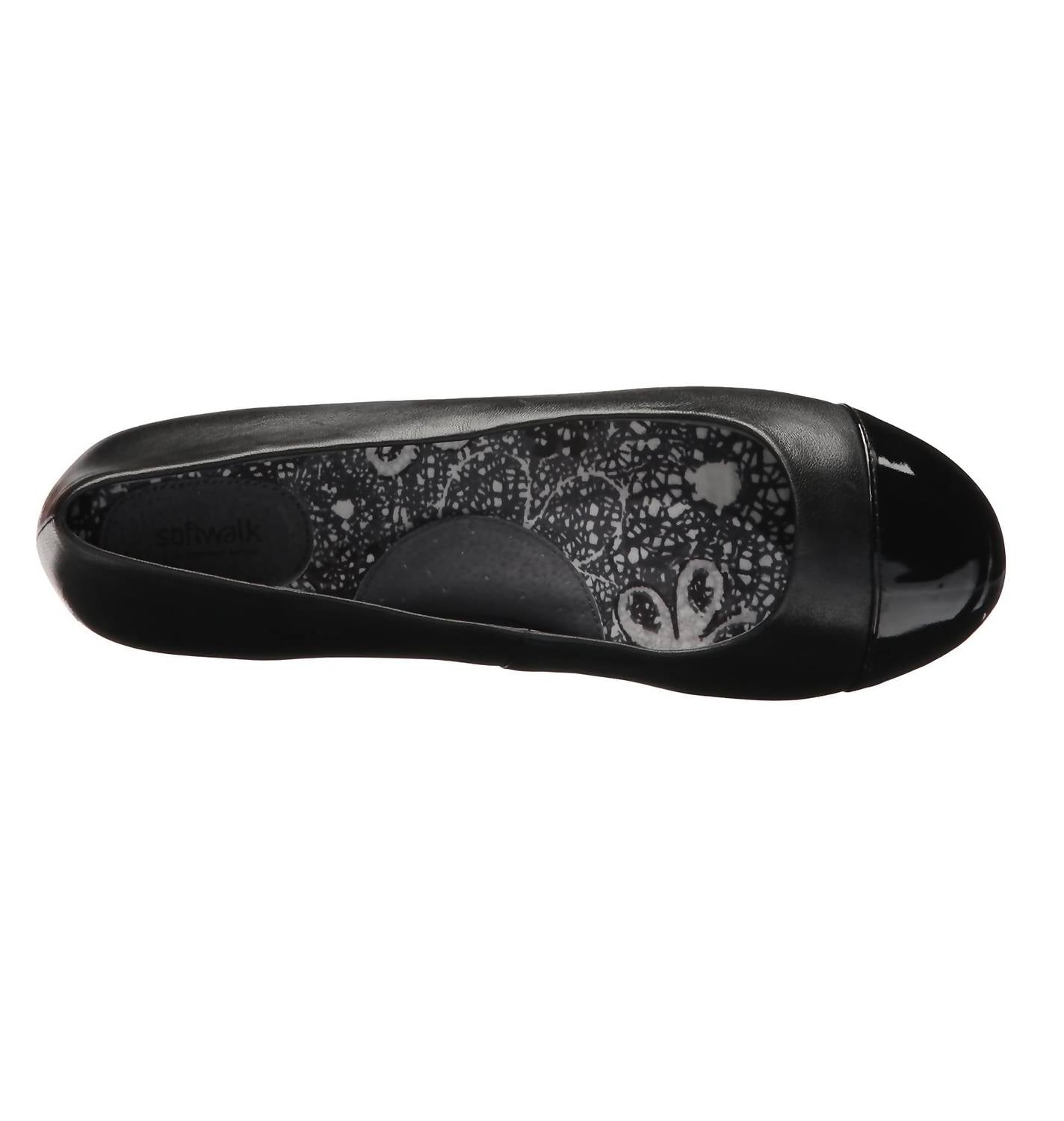 Softwalk Women's Napa Ballet Flats in black - women's flats - view 6