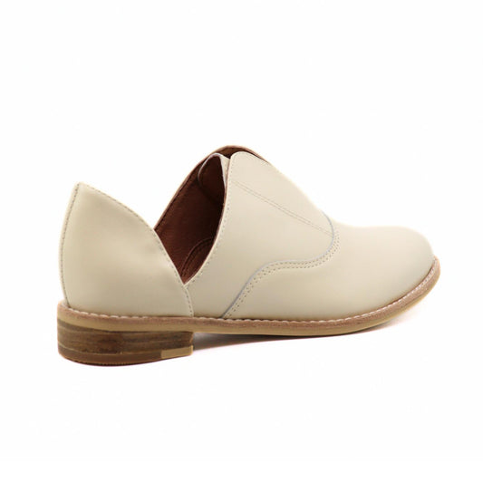 All Black - Women's Side Scoop Cowman Flats