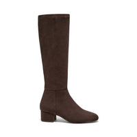 SILENT D Women's Dorothy Boot in chocolate - women's shoe - detail view