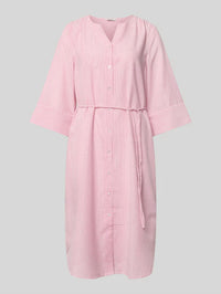 B.Young - Ime Striped Shirt Midi Dress