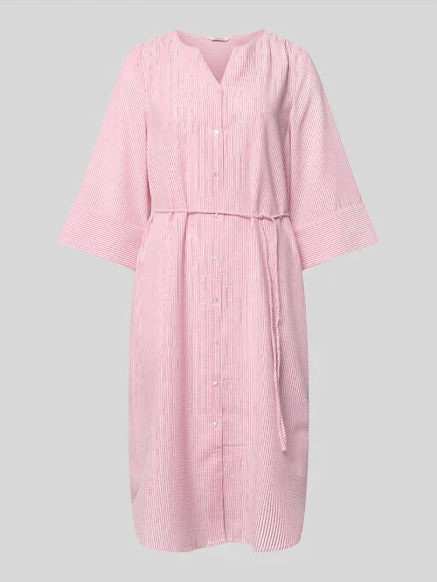 B.Young - Ime Striped Shirt Midi Dress