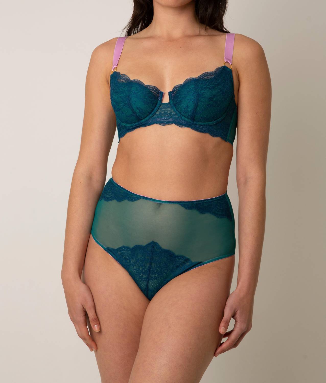 LILA LACE HIGH WAIST KNICKER