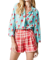 Smythe - Pleated Plaid Walking Shorts