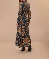 Farm Rio - Pineapple Ikat Midi Dress