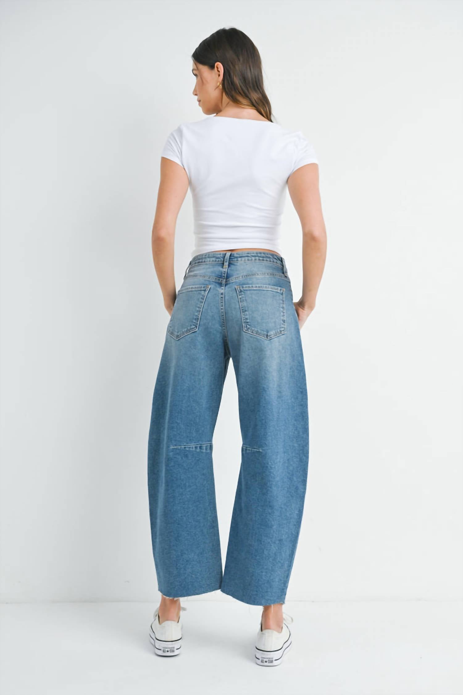 Just Black Denim - Billie Barrel Leg Jeans