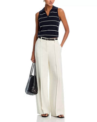 French Connection - Sloane Knit Collared Sleeveless Top
