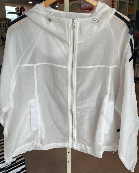 Davi & Dani - Women's Bow Detail Wind Breaker