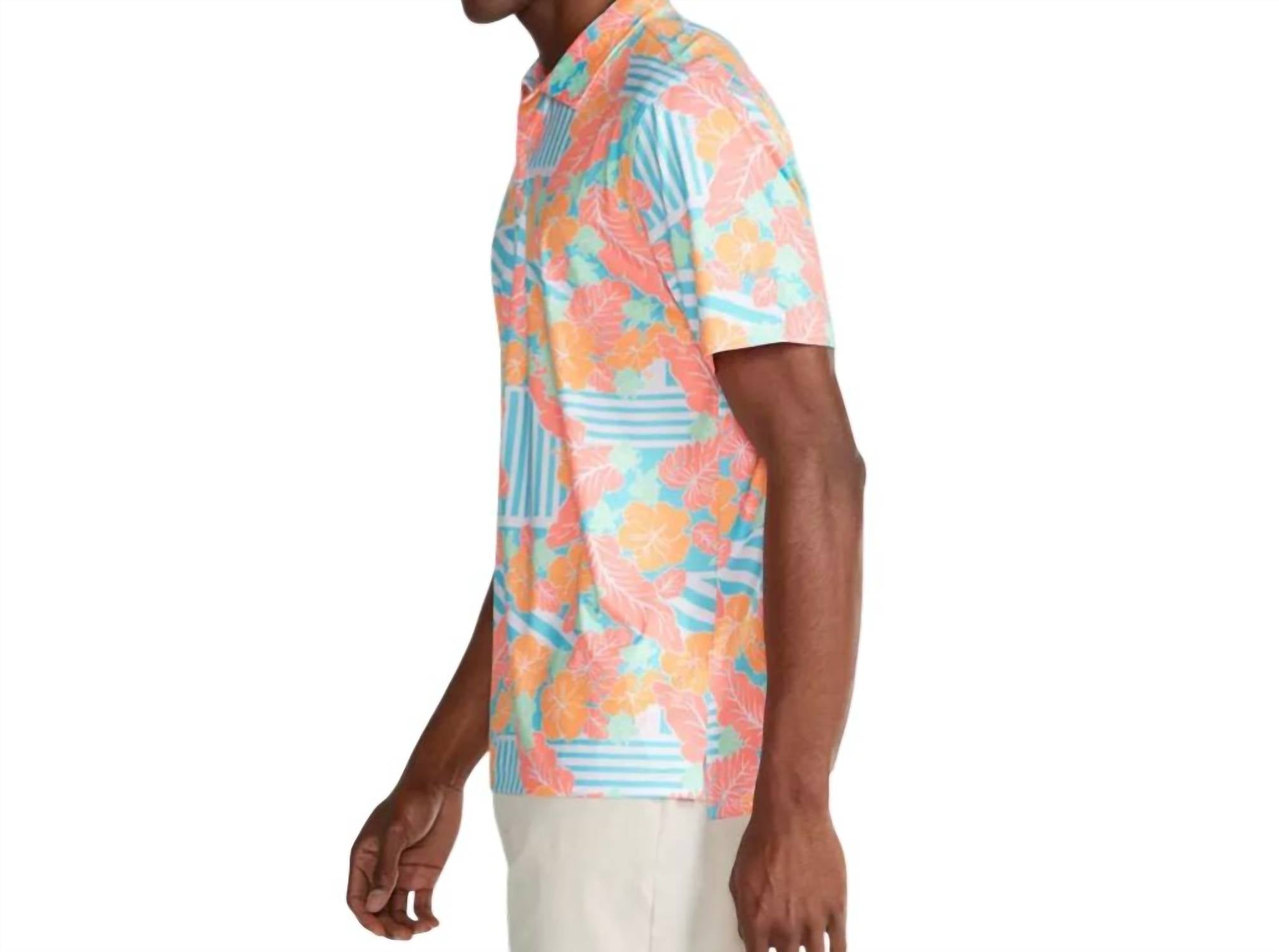 Chubbies - Men's The Inspiration Performance Sleeve Golf Polo Shirt