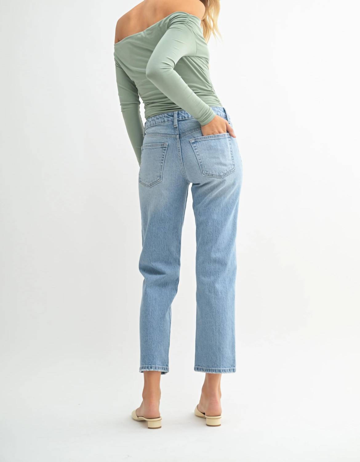 Just Panmaco Inc. - Stretch Straight Leg Jeans