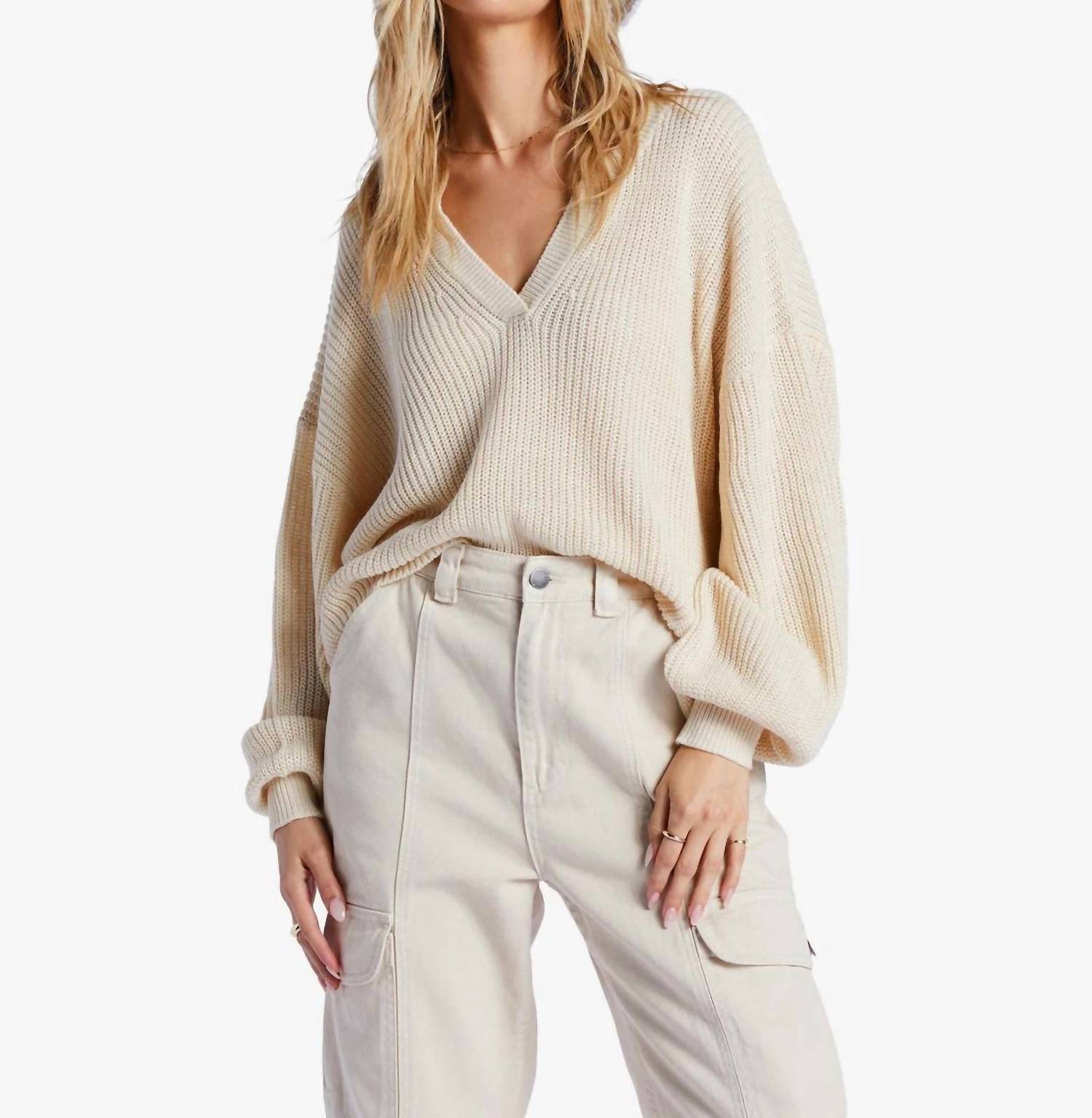 Billabong - No Worries Vneck Sweater