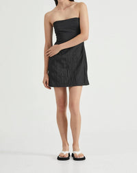 Third Form - Rolling Wave Strapless Mini Dress