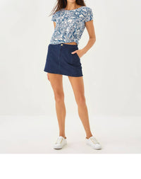Lilly Pulitzer - Colette Stretch Denim Mini Skirt