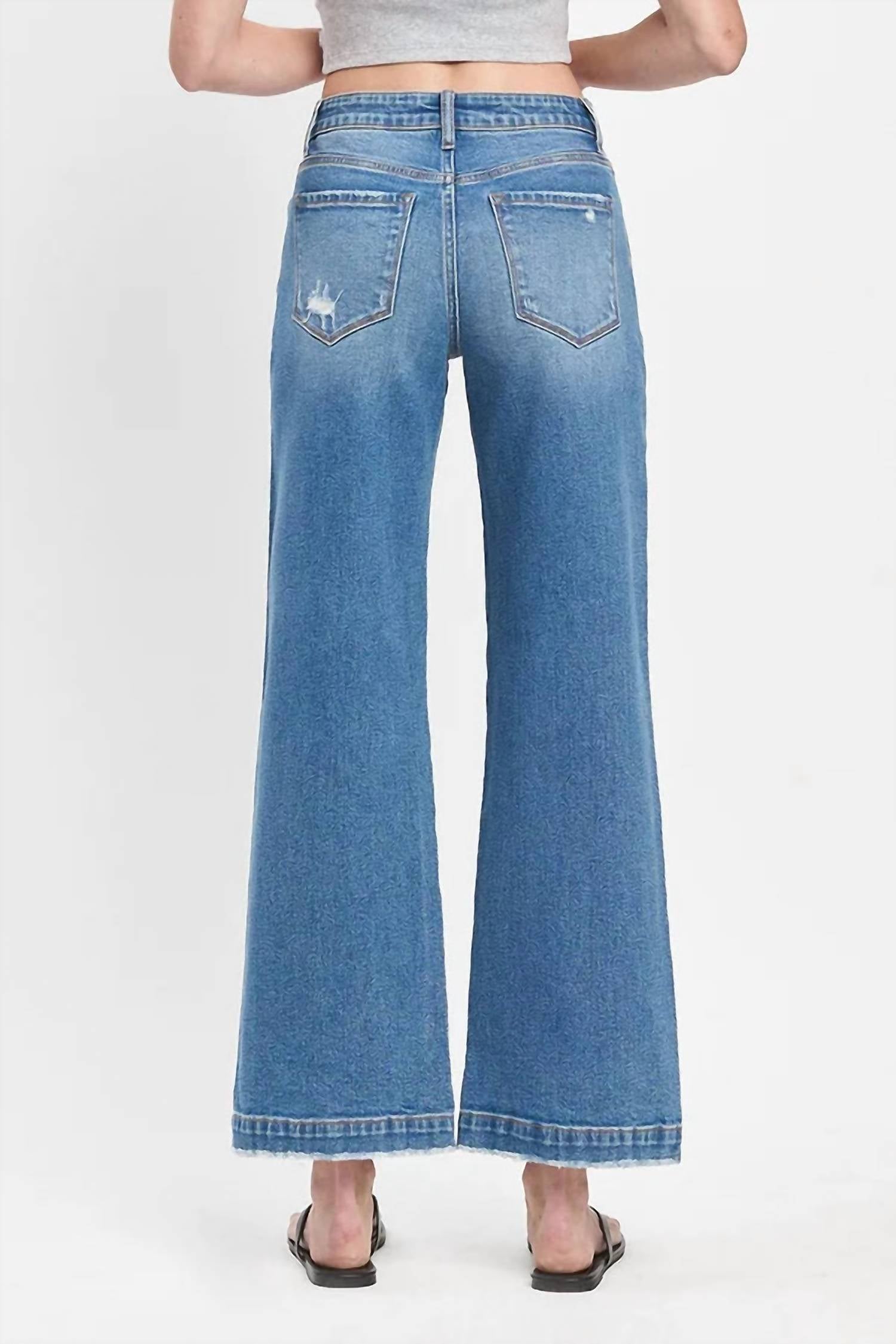 Lovervet - High Rise Trouser Wide Jeans