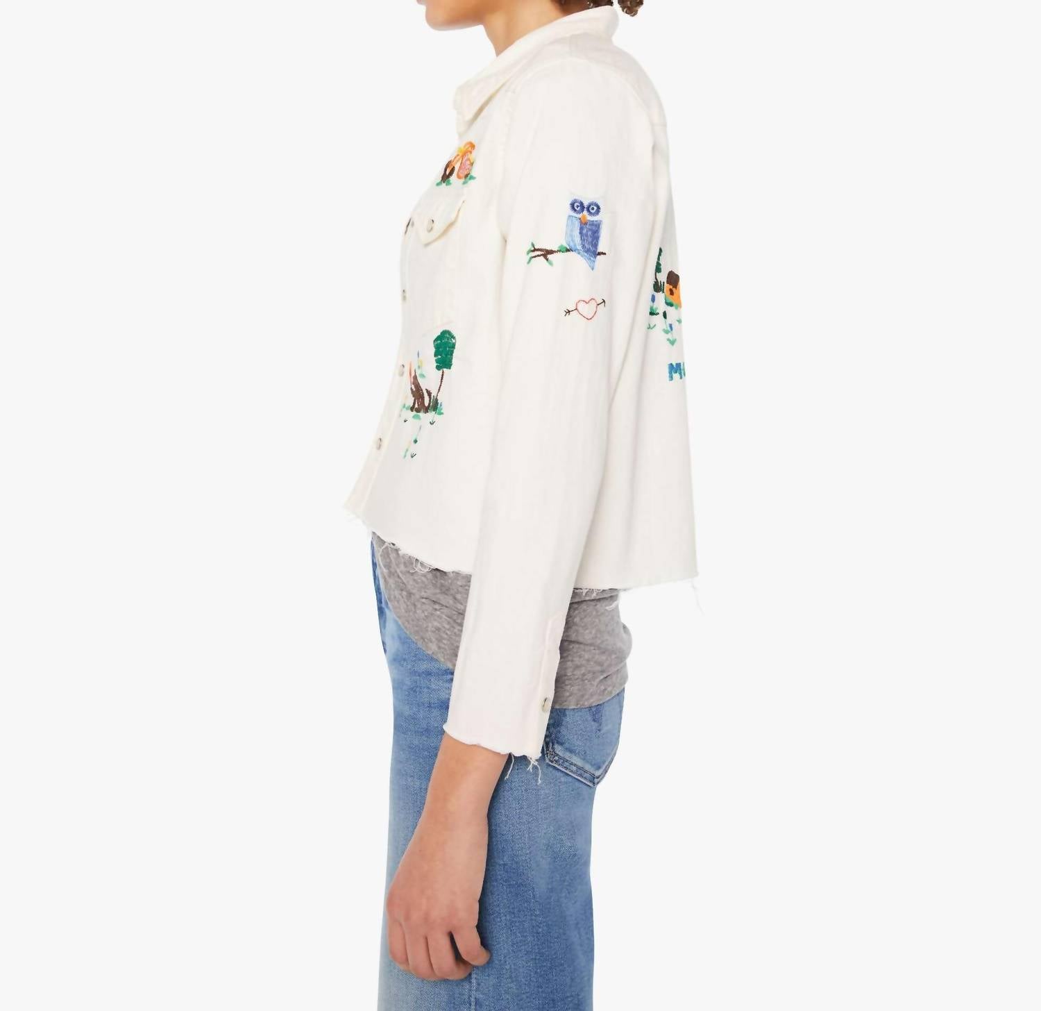 Mother - Super Exs Crop Fray Jacket