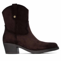 Refresh - Women's Italian Western Suede Ankle Booties